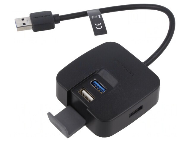 Hub USB 4 Porturi USB 2.0/3.0 Negru