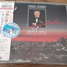 CD Frank Sinatra & Quincy Jones And Orchestra ‎– LA Is My Lady [japan press OBI]