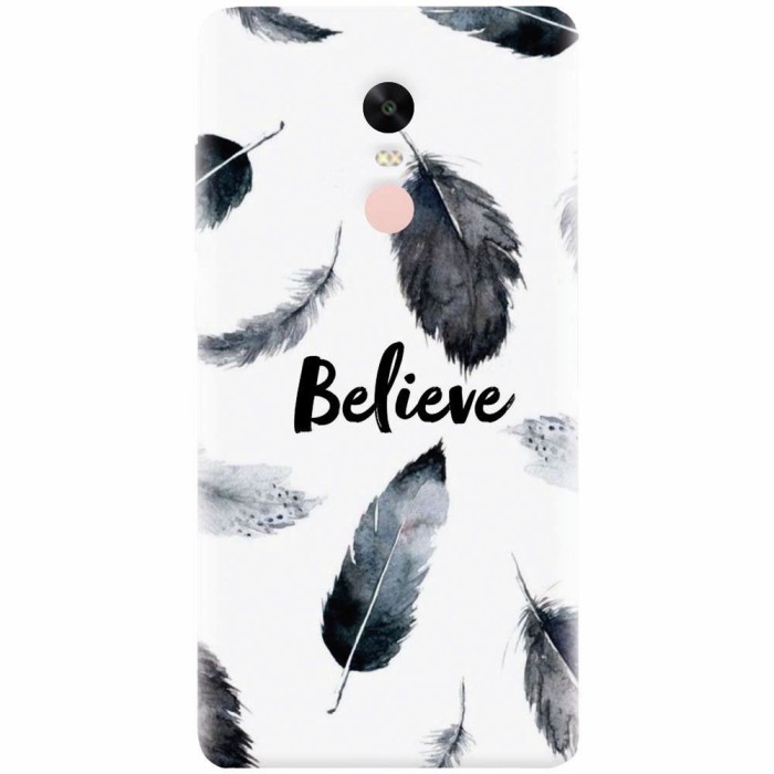 Husa silicon pentru Xiaomi Remdi Note 4X, Believe