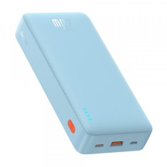 Baterie Externa Baseus Airpow, 20000mAh, 20W, QC + PD, 1 x USB-A - 1 x USB-C, Albastra P10022804313-00