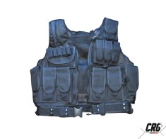 Vesta TACTICA Swiss Arms cu buzunare, holster inclus si curea foto