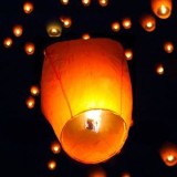 Lampion din H&acirc;rtie, Alb, 38x52x95cm, CMCLASS