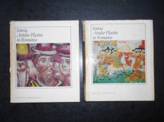 GEORGE OPRESCU - ISTORIA ARTELOR PLASTICE IN ROMANIA 2 volume foto