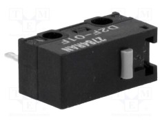 Microintrerupator OMRON SNAP ACTION SPDT 1A/125VAC 0,1A/30VDC D2F foto