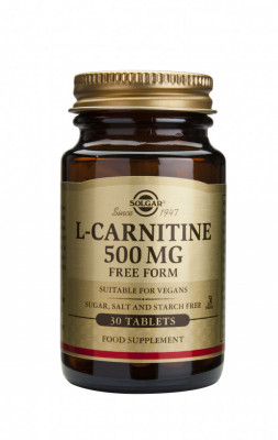 L-CARNITINE 500mg 30tb SOLGAR foto