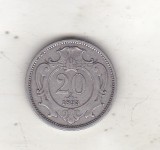 bnk mnd Austria 20 heller 1893