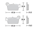 Placute Frana Fata Offroad TRW Lucas MCB739EC Moto