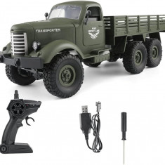 Mașină 16 Vehicul cu telecomandă Camion de teren Armată Mașină blindată Jucării