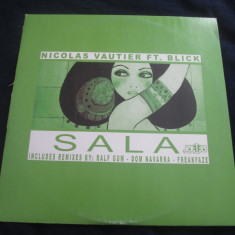 Nicolas Vautier ft. Blick - Sala _ 12" maxi single,vinyl_ Jaffa ( 2007, Franta)