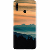 Husa silicon pentru Huawei P Smart 2019, Blue Mountains Orange Clouds Sunset Landscape