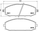 Placute frana fata Nissan Patrol Gr 2 Estate (Y61), 06.1997-, marca SRLine S70-0600