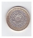Moneda Marea Britanie 2 pounds / 2 lire 2013, stare buna, curata