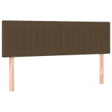 Cumpara ieftin Tablii de pat, maro inchis, 144x5x78/88 cm, textil