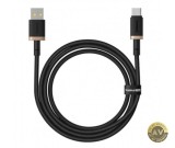 Cumpara ieftin Cablu Date si Incarcare USB-A - USB-C Baseus Dura Series 60W 1m Auriu P10377802U01-00