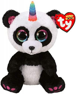 PLUS TY 15CM BOOS PARIS URSULETUL PANDA UNICORN SuperHeroes ToysZone foto