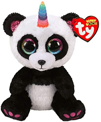 PLUS TY 15CM BOOS PARIS URSULETUL PANDA UNICORN SuperHeroes ToysZone