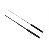 Cumpara ieftin Set doua bastoane telescopice pliabile, DEPOX&reg;, 51 cm, maner antiderapant, argintiu/negru