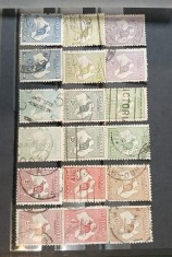 AUSTRALIA Cangurii-stampilate lot foto