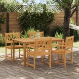 vidaXL Bancă de exterior 4 pcs natural 56 x 55,5 x 90 cm 3416303
