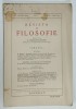 REVISTA DE FILOSOFIE , CONTINE ARTICOLE DE : G.G. ANTONESCU , N. BAGDASAR , VASILE BANCILA , ETC. , NR. 2 , APRILIE - IUNIE , 1928