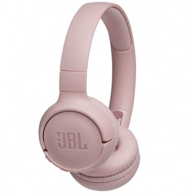 Casti wireless JBL TUNE 500BT cu sunet pur bas, Roz - SECOND foto