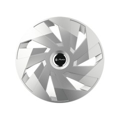 Set 4 capace roti Cu Inel Cromat Vector pentru gama auto Matiz