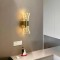 Aplica de Perete LED Modernă Aurie &ndash; Design Clepsidră, 8W, Lumină Rece/Caldă/Neutră