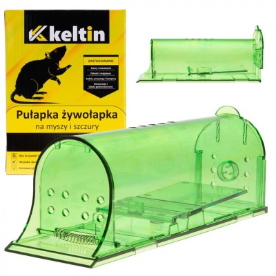 Capcana pentru soareci, verde transparent, Keltin K02508 foto