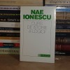 NAE IONESCU - CURS DE ISTORIE A LOGICII , HUMANITAS , 1993 *