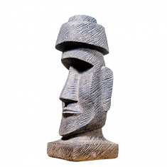 Statuie Moai Pukao Rapa Nui, L foto