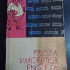 Proza Umoristica Engleza - Vera Calin, Silvian Iosifescu ,544713
