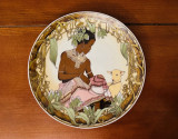 FARFURIE DECORATIVA- CHILDREN OF THE WORLD-UNICEF VILLEROY BOCH-SEMNATA K. BLUME