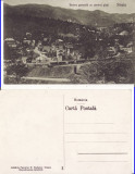 Sinaia- Centrul Pietii, gara,tren, Necirculata, Printata