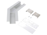 Conector 135&deg; Aluminiu Anodat Argintiu VARIO30-05
