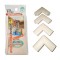 Protectie Colturi Mobila Copii Set 4buc Spuma Lemn Alb