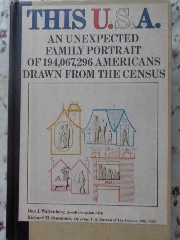 THIS U.S.A. AN UNEXPECTED FAMILY PORTRAIT OF 194,067,296 AMERICANS DRAWN FROM THE CENSUS-BEN J. WATTENBERG,-229973