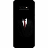 Husa silicon pentru Samsung Galaxy S10 Lite, Mystery Man In Suit
