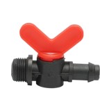 Robinet fluture pentru aparat de muls vaci, 20 mm, Breckner Germany