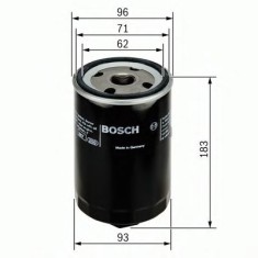 Filtru ulei VW TRANSPORTER IV bus (70XB, 70XC, 7DB, 7DW, 7DK) (1990 - 2003) BOSCH 0 451 203 087