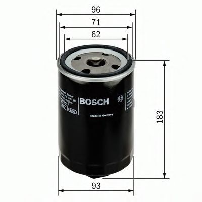 Filtru ulei VW TRANSPORTER IV bus (70XB, 70XC, 7DB, 7DW, 7DK) (1990 - 2003) BOSCH 0 451 203 087 foto