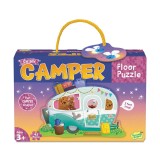 Puzzle de podea in forma de rulota, Camper floor puzzle, Peaceable Kingdom