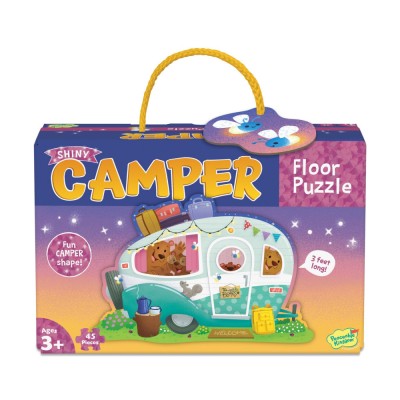 Puzzle de podea in forma de rulota, Camper floor puzzle foto