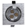 Spot LED incastrat MT 116 70319, 3W, lumina neutra, orientabil, aluminiu