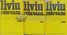 Romane. Ion. Padurea spinzuratilor. Adam si Eva. Ciuleandra. Craisorul Horia. Rascoala. Jar. Gorila. Amindoi. Calvarul Vol. 1-3 - 1986 - Liviu Rebrean