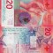 ELVETIA █ bancnota █ 20 Franken █ 2015 █ P-76a Studer Jordan █ UNC necirculata