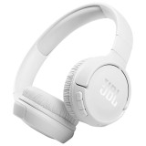Casti wireless pliabile cu microfon JBL Tune 510, alb