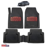 Covorase Auto TeamCar&reg; Tip Tavita Compatibile Peugeot 508 II (2018-2024) Red, Cauciuc