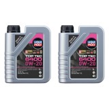 Ulei motor Liqui Moly Top Tec 6400 0W20, 2 litri. Sintetic, Renault RN17 FE, economie combustibil, protectie uzura. 