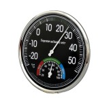 Termometru Higrometru Rotund TH-101B, -20&deg;C +50&deg;C, Umiditate 20-100%, Interior/Exterior, Statii Meteo, Plastic