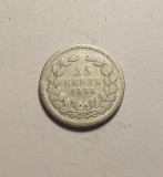 Olanda 25 Cents Centi 1848